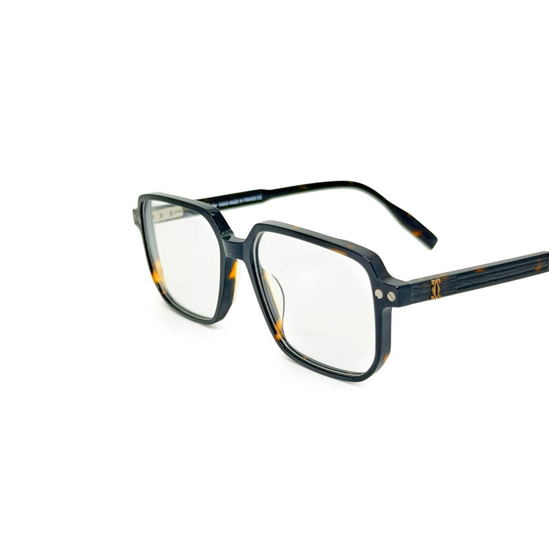 Premium Acetate Square Aviator Eyeglasses