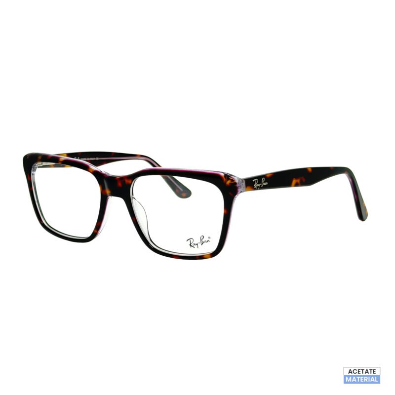 Classic Two-Tone Square Eyeglasses