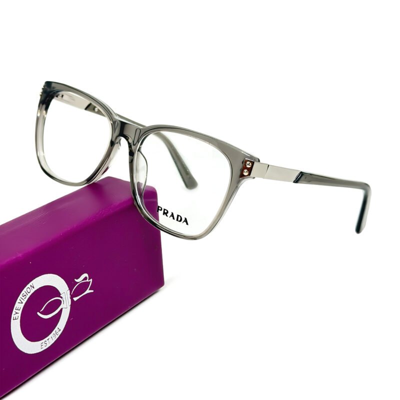 Crystal Translucent Structured Eyeglasses