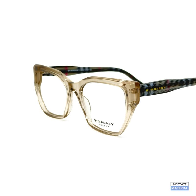 Heritage Plaid Translucent Cat-Eye Eyeglasses