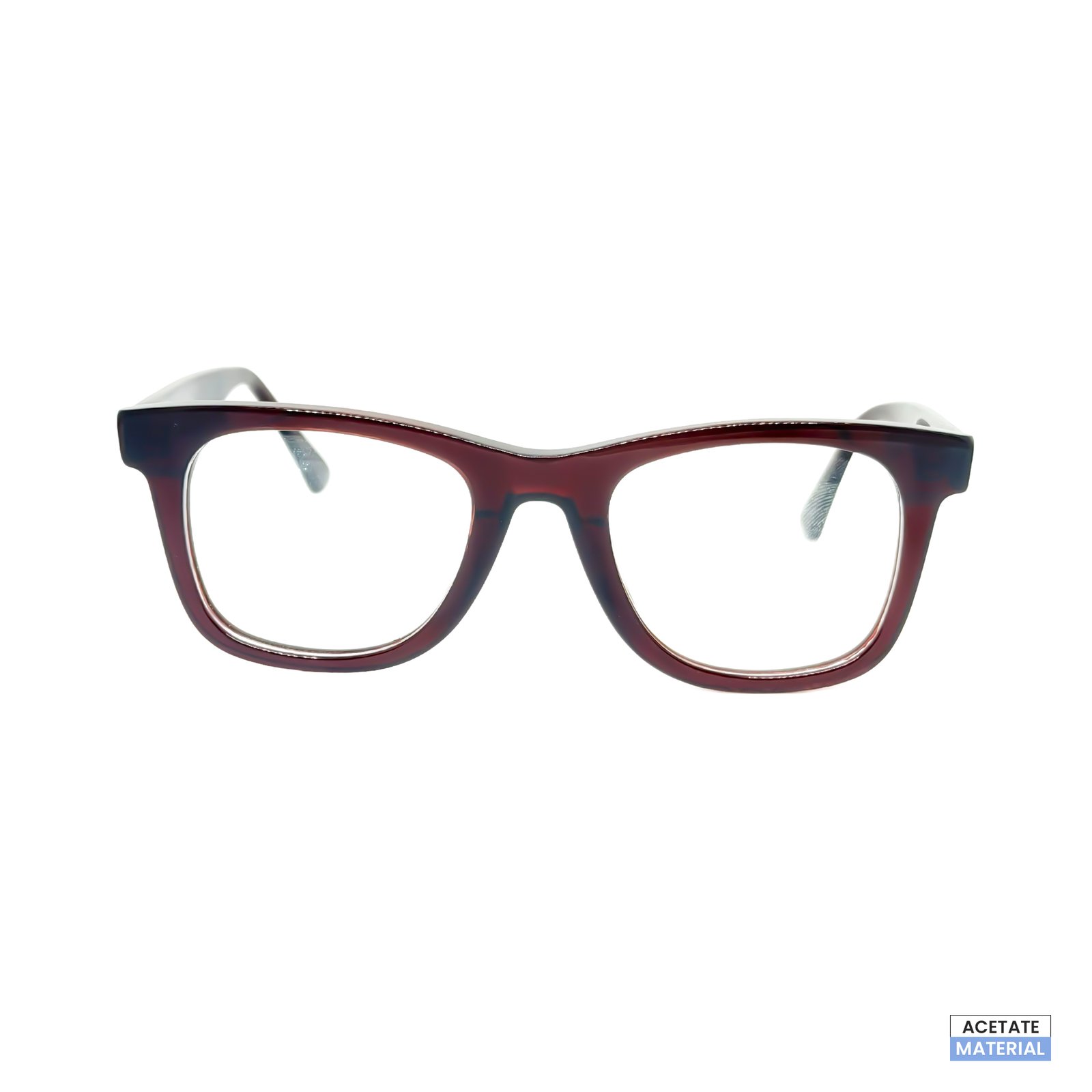 Premium Acetate Heritage Square Eyeglasses VGF473 3-2 Premium Acetate Heritage Square Eyeglasses VGF473