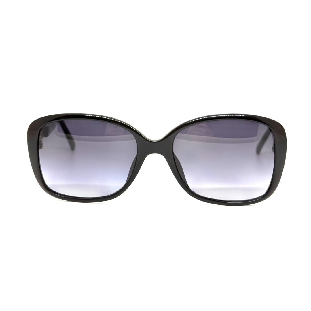 Christian Dior 2415 10, Vintage 80s Gloss Black Iconic Oversized Butterfly Sunglasses Women, NOS