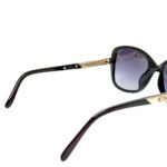 Christian Dior 2415 10, Vintage 80s Gloss Black Iconic Oversized Butterfly Sunglasses Women, NOS